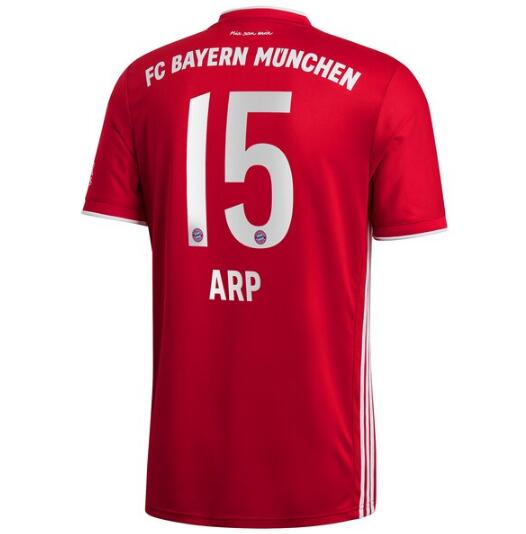 Bayern Munich Home Kit Soccer Jersey Arp 15 2020/21